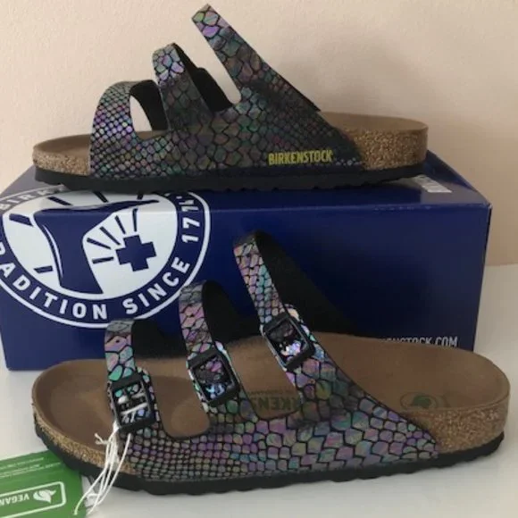 Birkenstock Shoes Birkenstock Florida Fresh Vegan Sandal Shiny